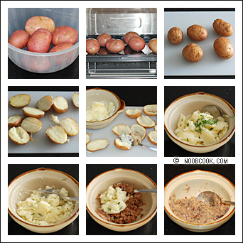 Double Baked Sardine Potatoes Series