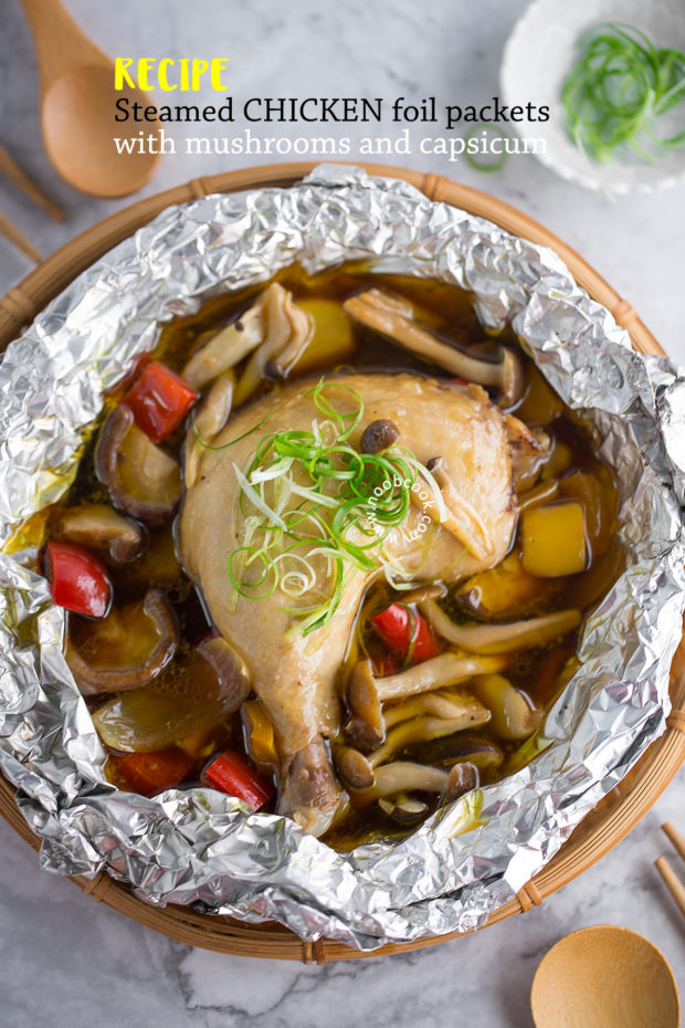 Steamed Chicken Foil Packet Recipe