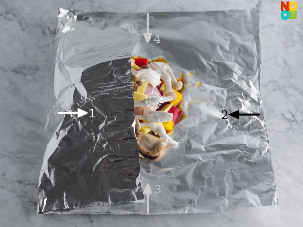 Steamed Chicken Foil Packet Recipe