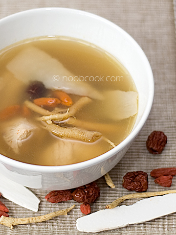 Ginseng deals chicken soup