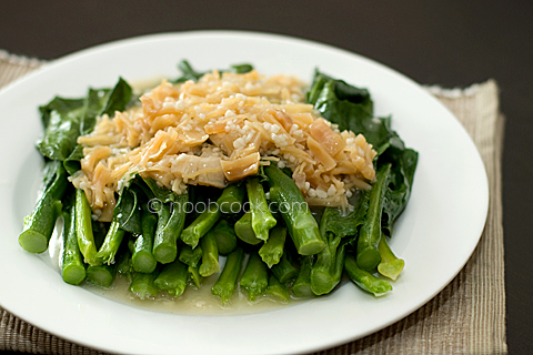 Kailan with Shredded Scallops