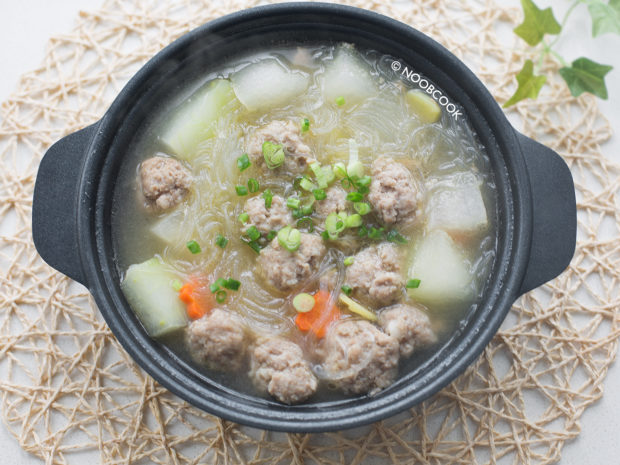 Winter Melon Soup with Pork Balls Recipe