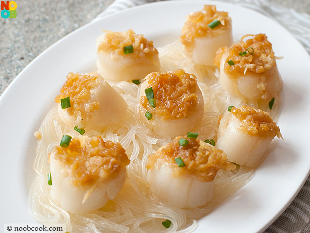Steamed Scallops with Vermicelli