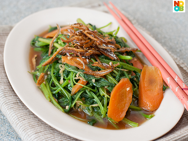 Stir-fried Chinese Spinach Recipe