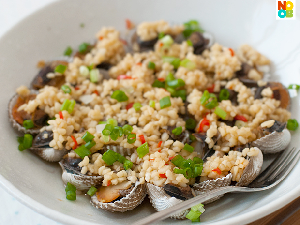 Steamed Cockles with Garlic & Chilli Recipe