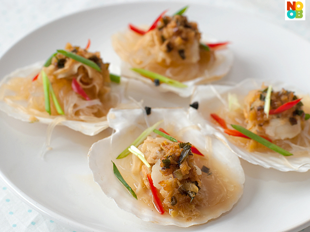 Chinese-style Steamed Scallops Recipe