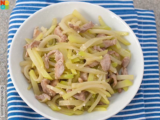 Chayote with Pork