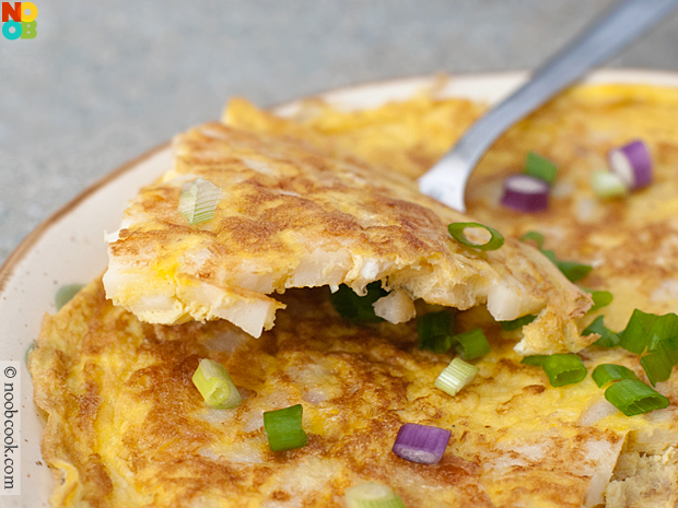 Fish Cake Omelette