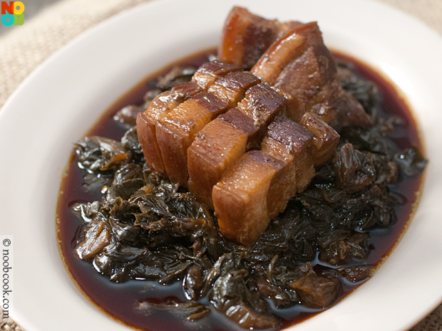 Steamed Mui Choy with Pork Belly 