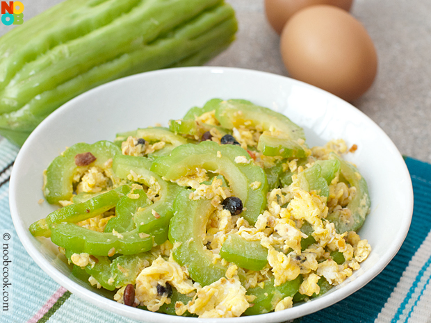 Bittergourd Egg Stir-Fry