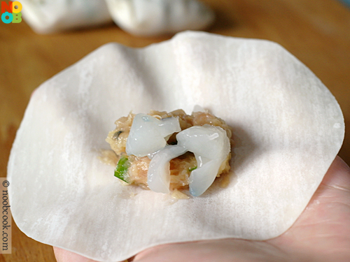 How to wrap Chinese potsticker (dumpling)