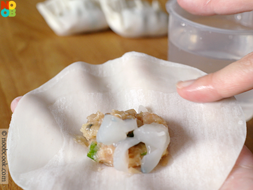 How to wrap Chinese potsticker (dumpling)