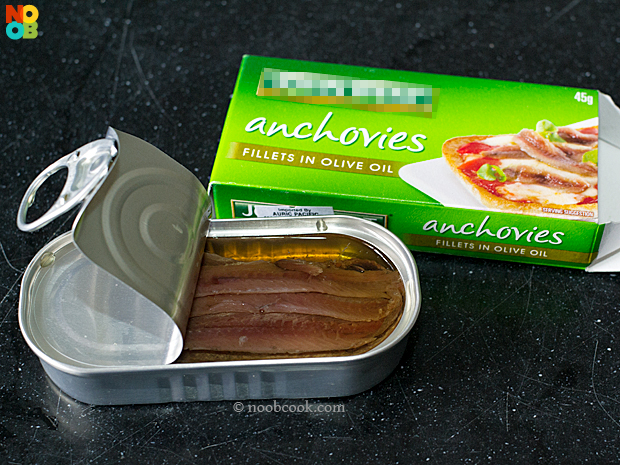 anchovies in olive oil