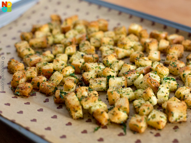 Making Croutons (Step-by-Step)