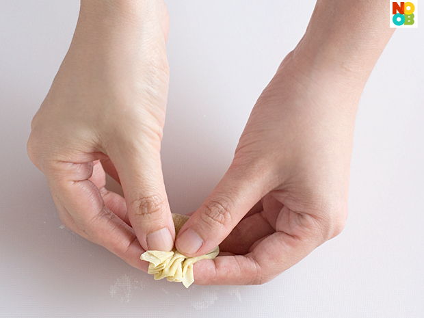 How to fold money bags wontons