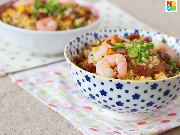 Bak Kwa Fried Rice Recipe