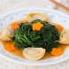 Chinese Spinach with Baby Abalone Recipe