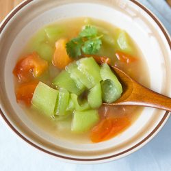 Luffa and Tomato Soup Recipe