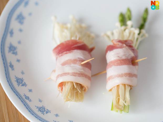 Bacon Wrapped Enoki Recipe