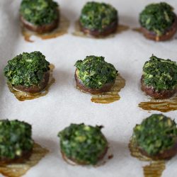 Portobello Stuffed Spinach Recipe