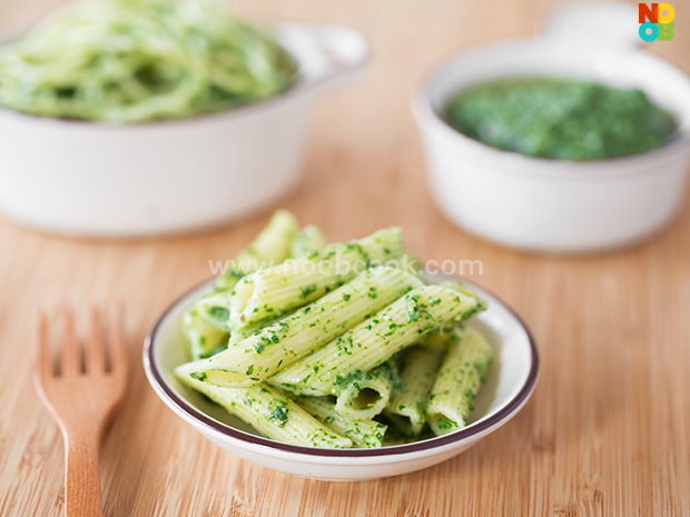 Spinach Pesto Pasta Recipe