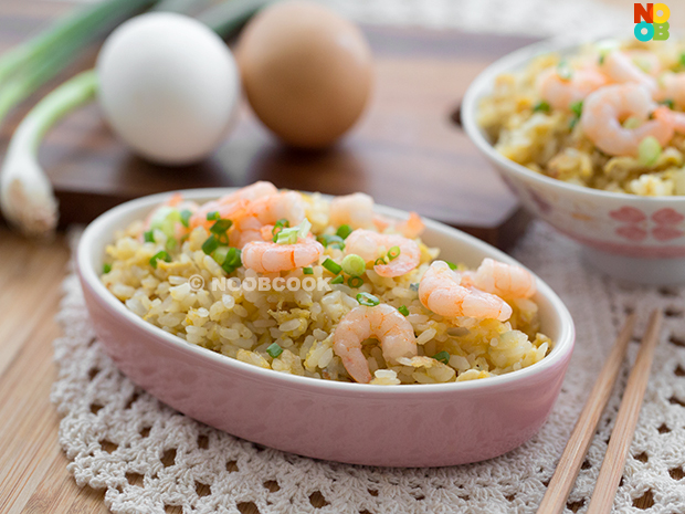 Shrimp & Egg Fried Rice Recipe