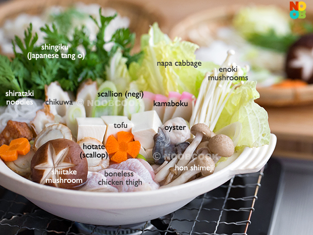 Basic Japanese Hot Pot (Yosenabe - よせ鍋)