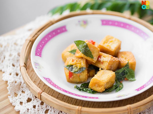 Salted Egg Yolk Tofu Recipe