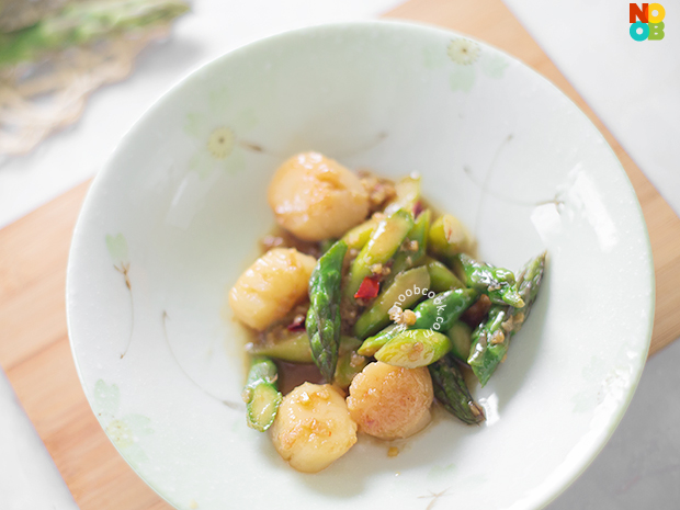 Stir Fried Asparagus With Scallop Recipe Page 2 Of 2 Noobcook Com