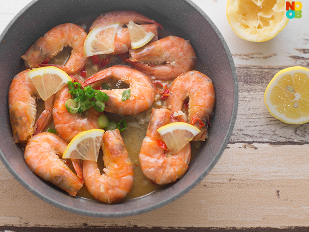 Chinese-style Lemon Prawns Recipe