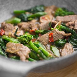 Beef with Kailan (Chinese Broccoli) Recipe