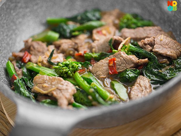 Beef with Kailan (Chinese Broccoli) Recipe