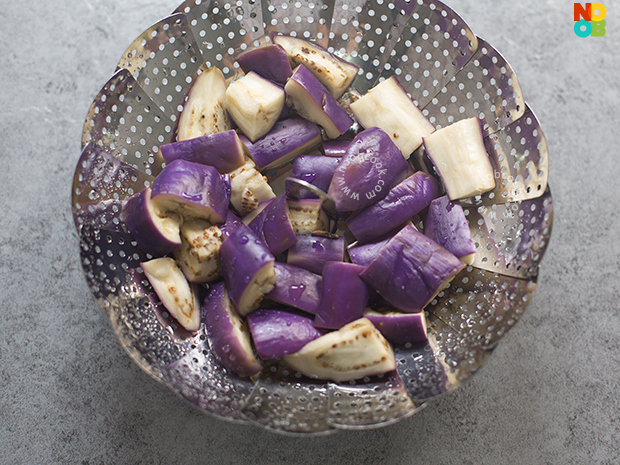 Steaming Eggplants