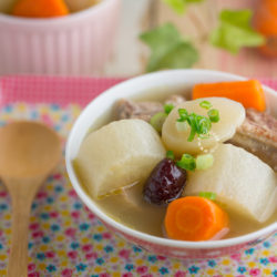 Carrot & Daikon Pork Ribs Soup Recipe