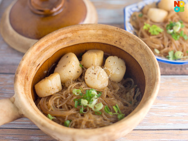 Thai Claypot Scallop Glass Noodles Recipe