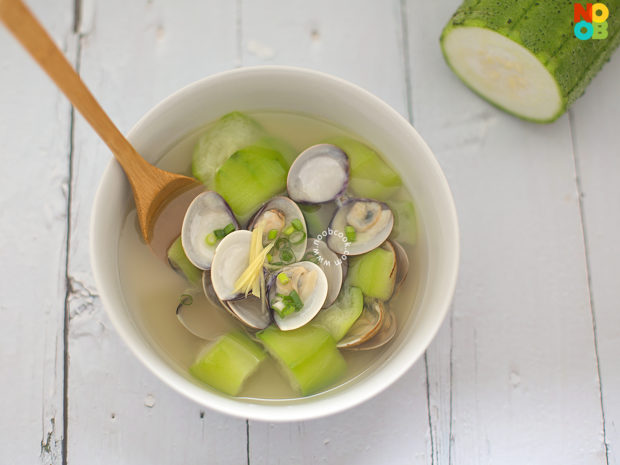 Loofah Clam Soup Recipe