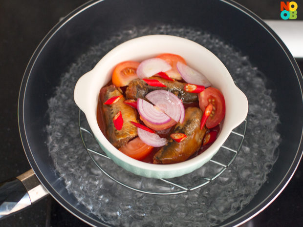 Steamed Sardines in Tomato Sauce Recipe