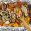 Chicken & Mushroom Foil Packet Recipe