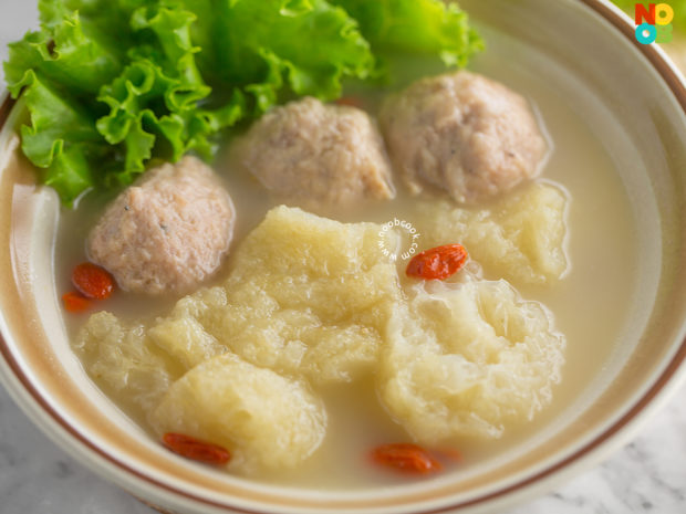 Fish Maw & Pork Ball Collagen Soup Recipe
