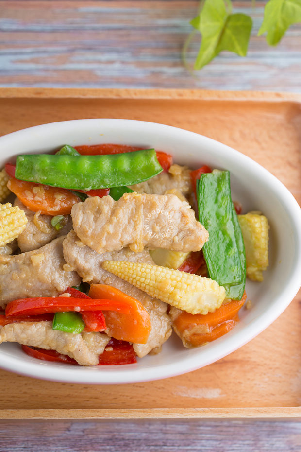 Stir-fry Pork with Vegetables Recipe