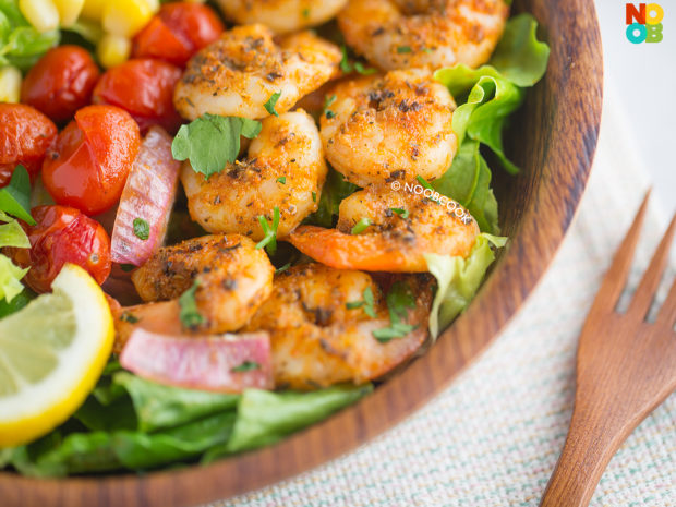 Roasted Cajun Shrimp Salad Recipe