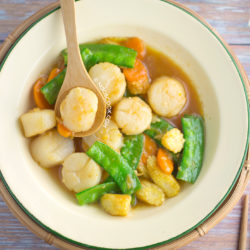 Stir-fry Vegetables with Scallops Recipe
