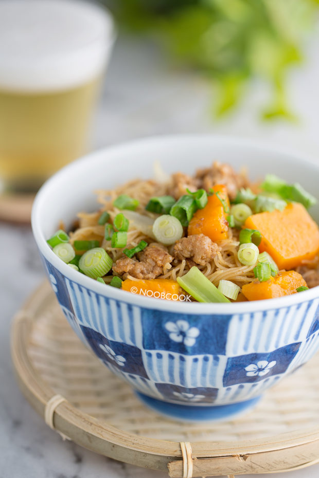 Pumpkin & Pork Rice Vermicelli Recipe