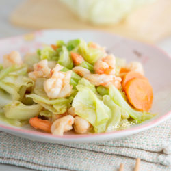 Stir-fry Cabbage & Shrimp Recipe