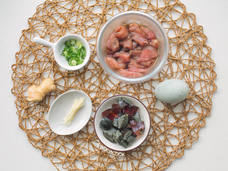 Pork & Century Egg Millet Porridge Recipe