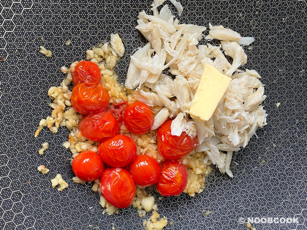 Crab Tomato Spaghetti Recipe (Step 3)