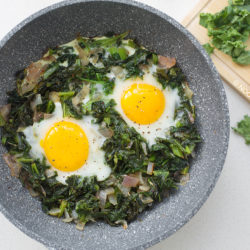 One-Pan Kale & Eggs Recipe