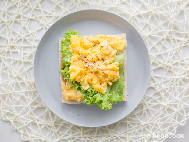 Luncheon Meat (Spam) Egg Sandwich (Step-by-Step)