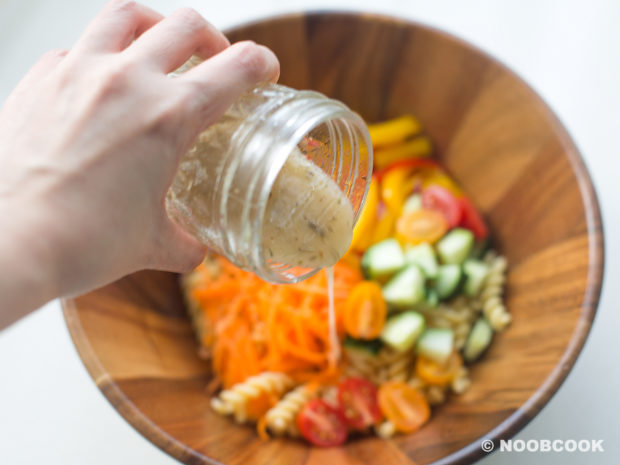 Garden Pasta with Italian Vinaigrette Recipe