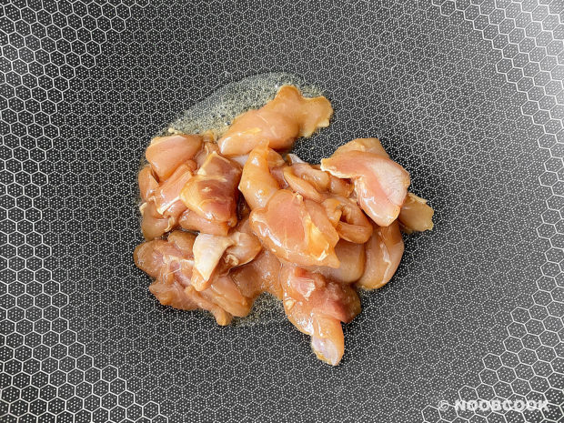 Stir-fry Chicken, Shiitake & Scallion (Step-by-Step)